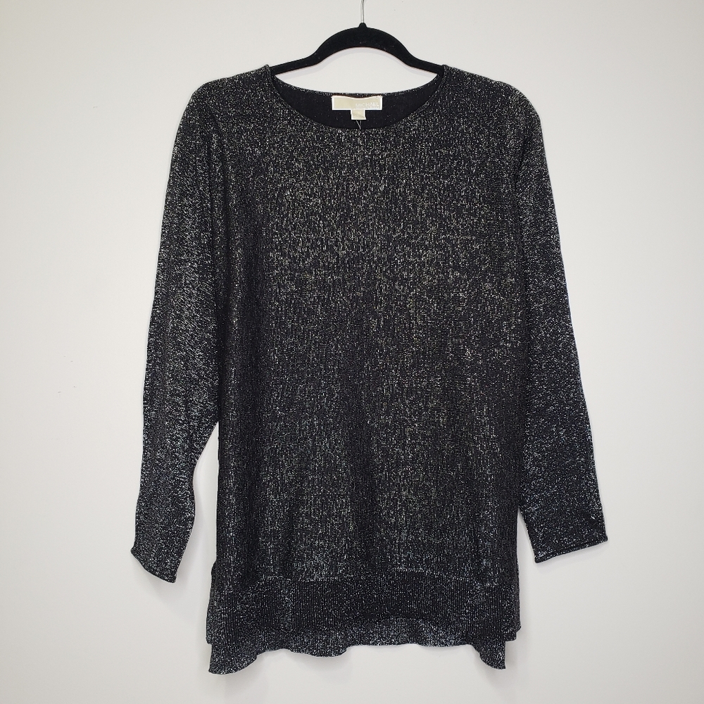 Michael Kors sparkly long sleeve top M